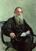 Portrait of Lev Nikolayevich Tolstoi Ilya Repin